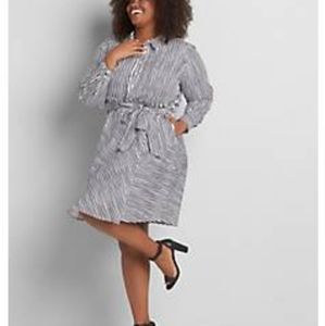 Lane Bryant Dress Shirt Style Dress 20